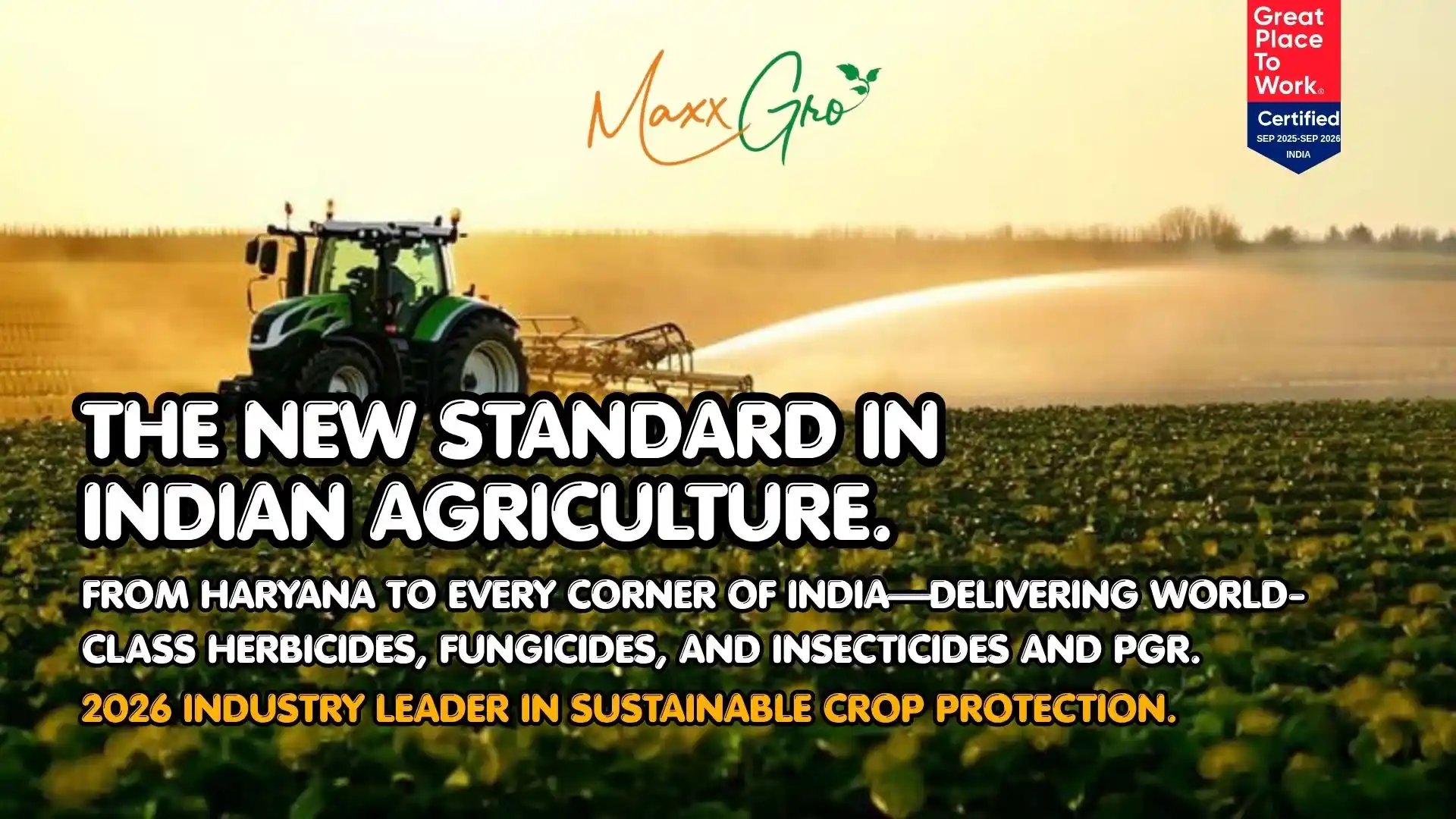 Maxxgro Agrology Limited, recognized as the best agrochemical company in India, providing sustainable crop protection and high-quality herbicides, fungicides, and insecticides.