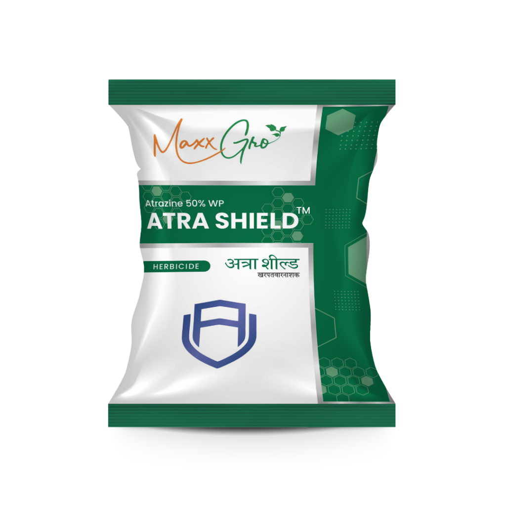 MaxxGro Atra Shield Atrazine 50% WP herbicide pouch packaging