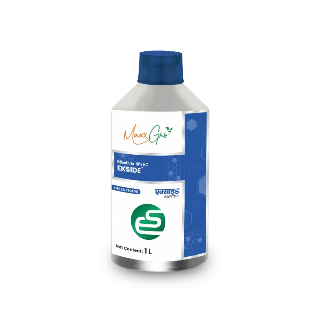Ekside Bifenthrin 10% EC insecticide 1L bottle pack by MaxxGro Agrology Limited