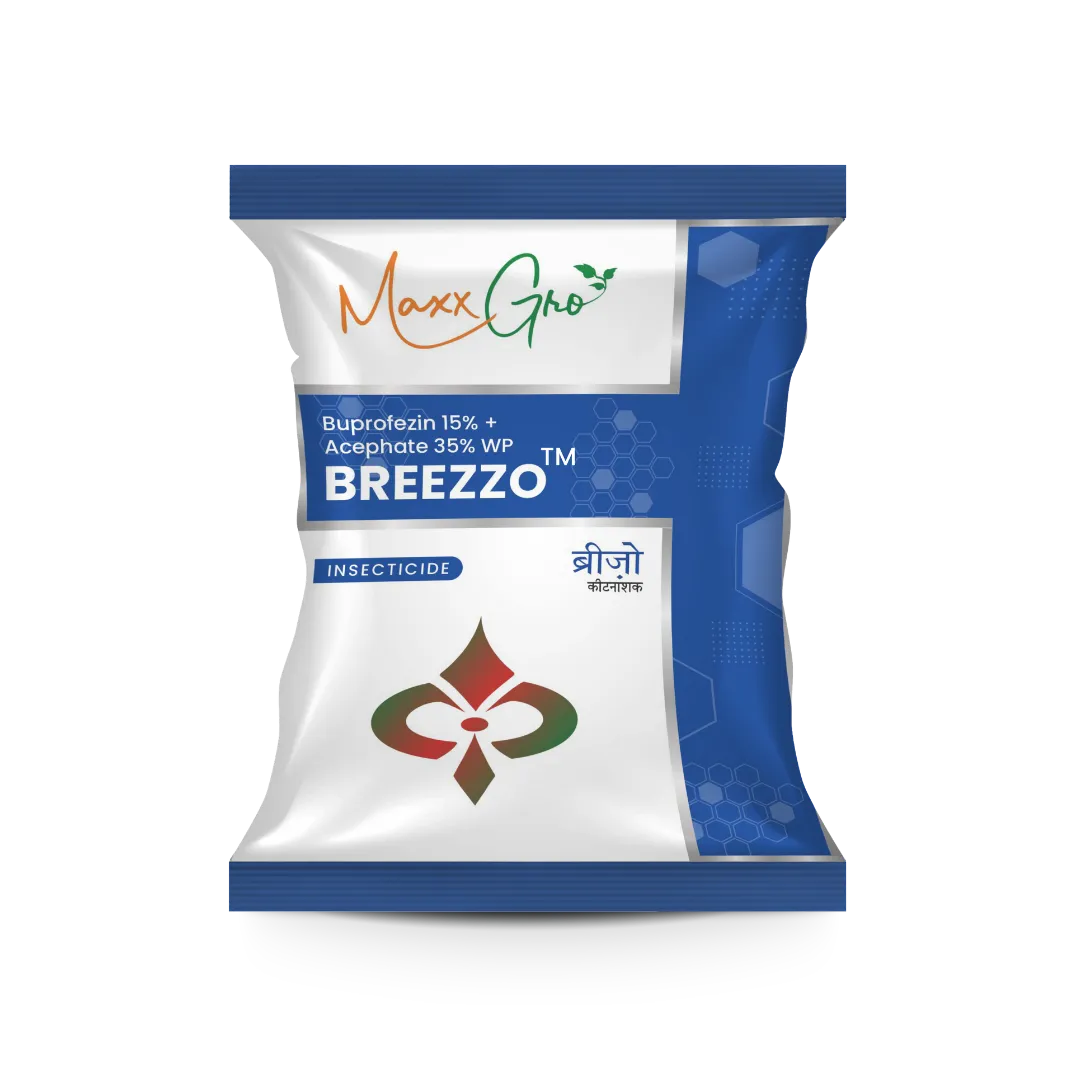 Breezzo Buprofezin 15% + Acephate 35% WP insecticide pouch pack by MaxxGro Agrology Limited