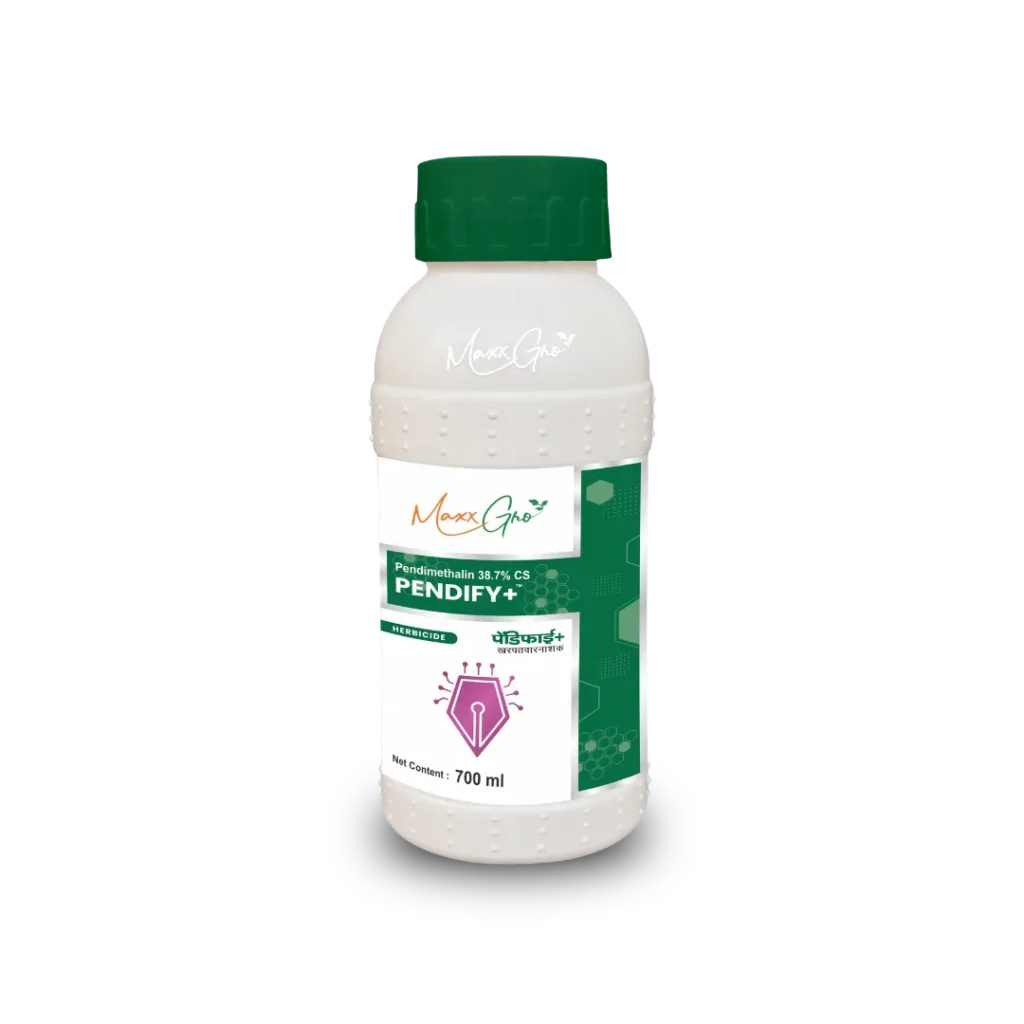 Pendify + Pendimethalin 38.7% CS herbicide 700ml bottle pack by MaxxGro Agrology Limited
