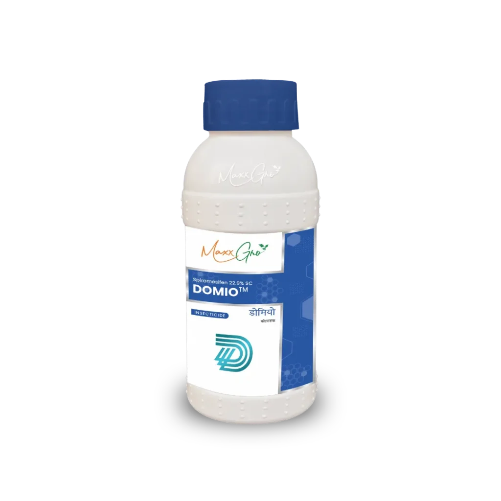 Domio Spiromesifen 22.9% SC insecticide bottle pack by MaxxGro Agrology Limited