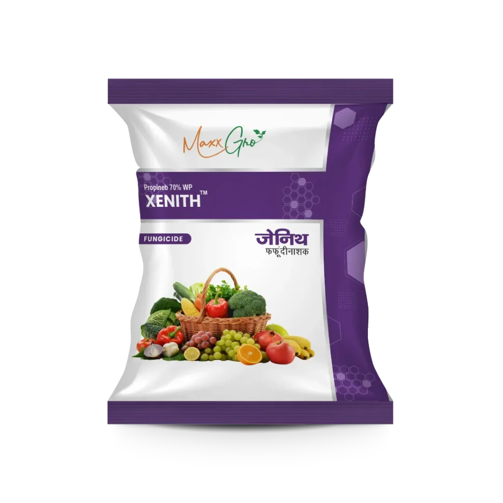 Xenith Propineb 70% WP fungicide pouch pack by MaxxGro Agrology Limited