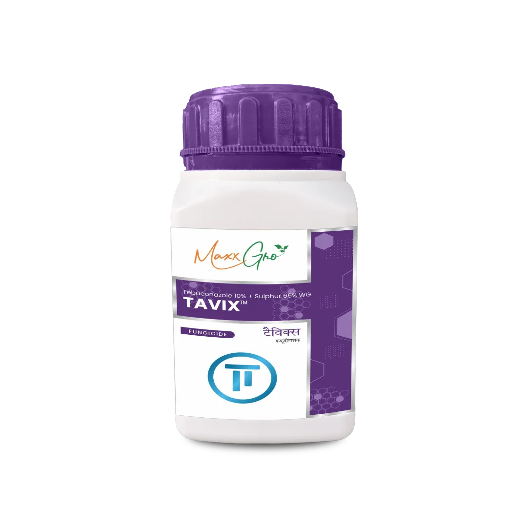 Tavix Tebuconazole 10% + Sulphur 65% WG fungicide jar pack by MaxxGro Agrology Limited